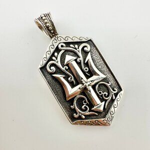 Konstantino Poseidon Trident Pendant w/ Sterling Silver - RARE